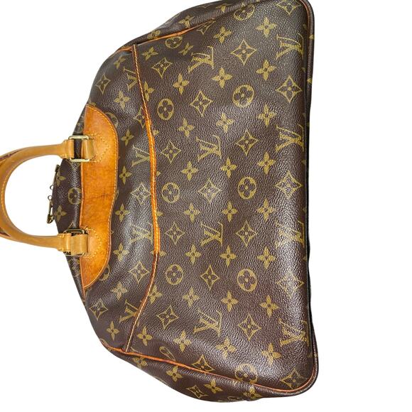 Vintage Louis Vuitton Deauville large monogram bag project lot part scrap - Picture 5 of 15